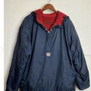 Polo Jeans Company Ralph Lauren Reversible Sherpa Raincoat